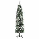 HKH Árvore Slim de Natal Artificial e Branco - Verde