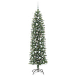 HKH Árvore Slim de Natal Artificial e Branco - Verde