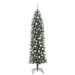 HKH Árvore Slim de Natal Artificial e Branco - Verde