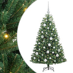 HKH Árvore de Natal Articulada Artificial Verde em Metal e PVC