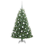HKH Árvore de Natal Articulada Artificial Verde em Metal e PVC