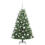 HKH Árvore de Natal Articulada Artificial Verde em Metal e PVC