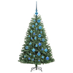 HKH Árvore de Natal Articulada Artificial Verde em Metal e PVC