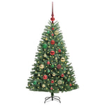 HKH Árvore de Natal Articulada Artificial Verde em Metal e PVC