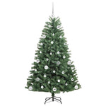HKH Árvore de Natal Articulada Artificial Verde em Metal e PVC