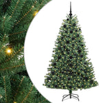 HKH Árvore de Natal Articulada Artificial Verde em Metal e PVC