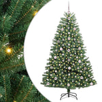 HKH Árvore de Natal Articulada Artificial Verde em Metal e PVC