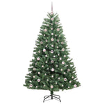 HKH Árvore de Natal Articulada Artificial Verde em Metal e PVC