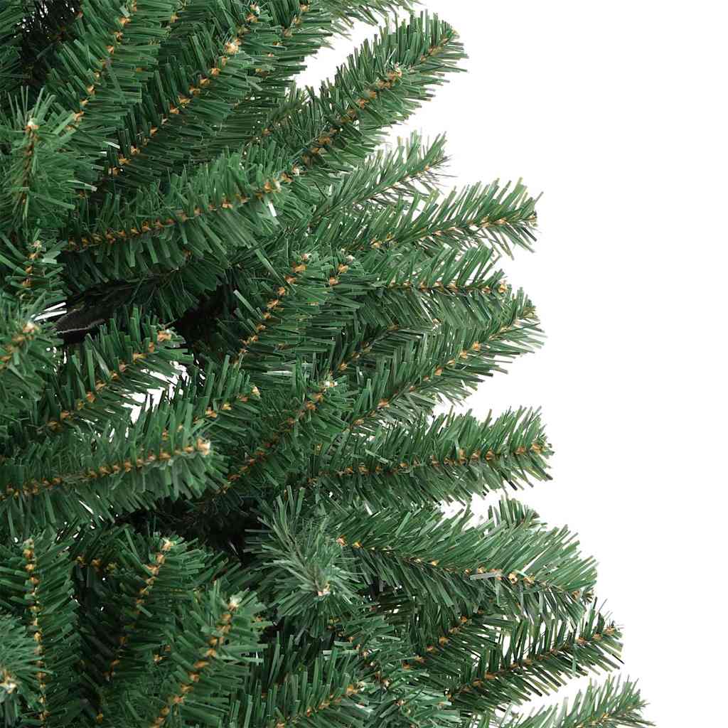 HKH Árvore de Natal Articulada Artificial Verde em Metal e PVC