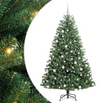 HKH Árvore de Natal Articulada Artificial Verde em Metal e PVC