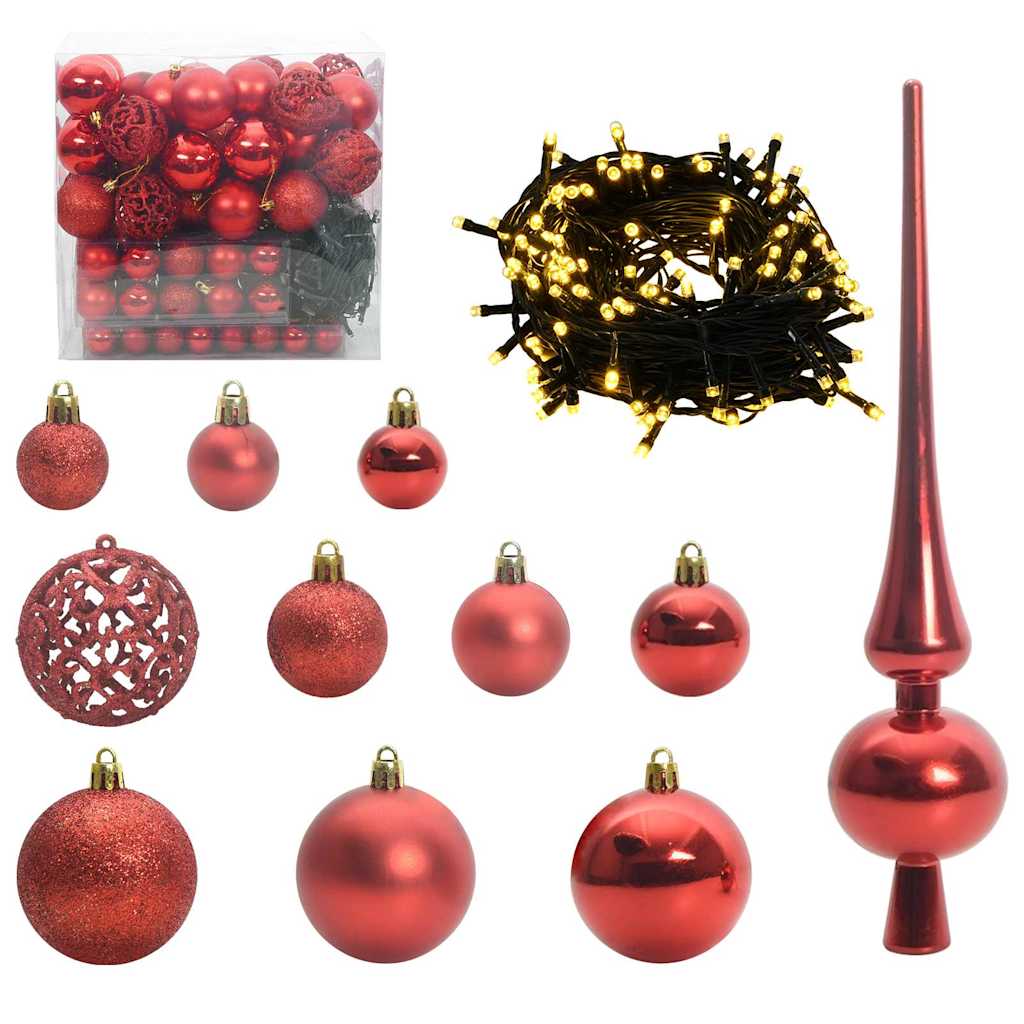 HKH Árvore de Natal Articulada Artificial Verde em Metal e PVC