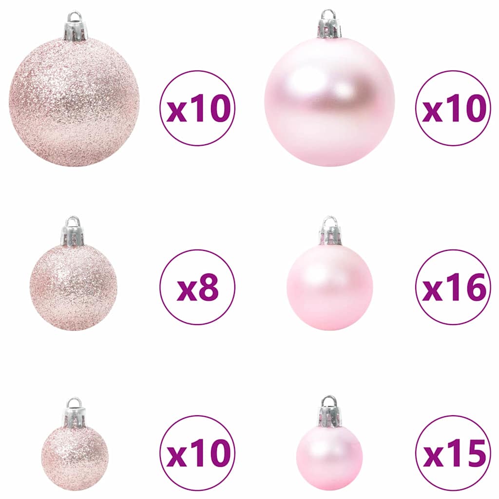 HKH Árvore de Natal Articulada Artificial Verde em Metal e PVC
