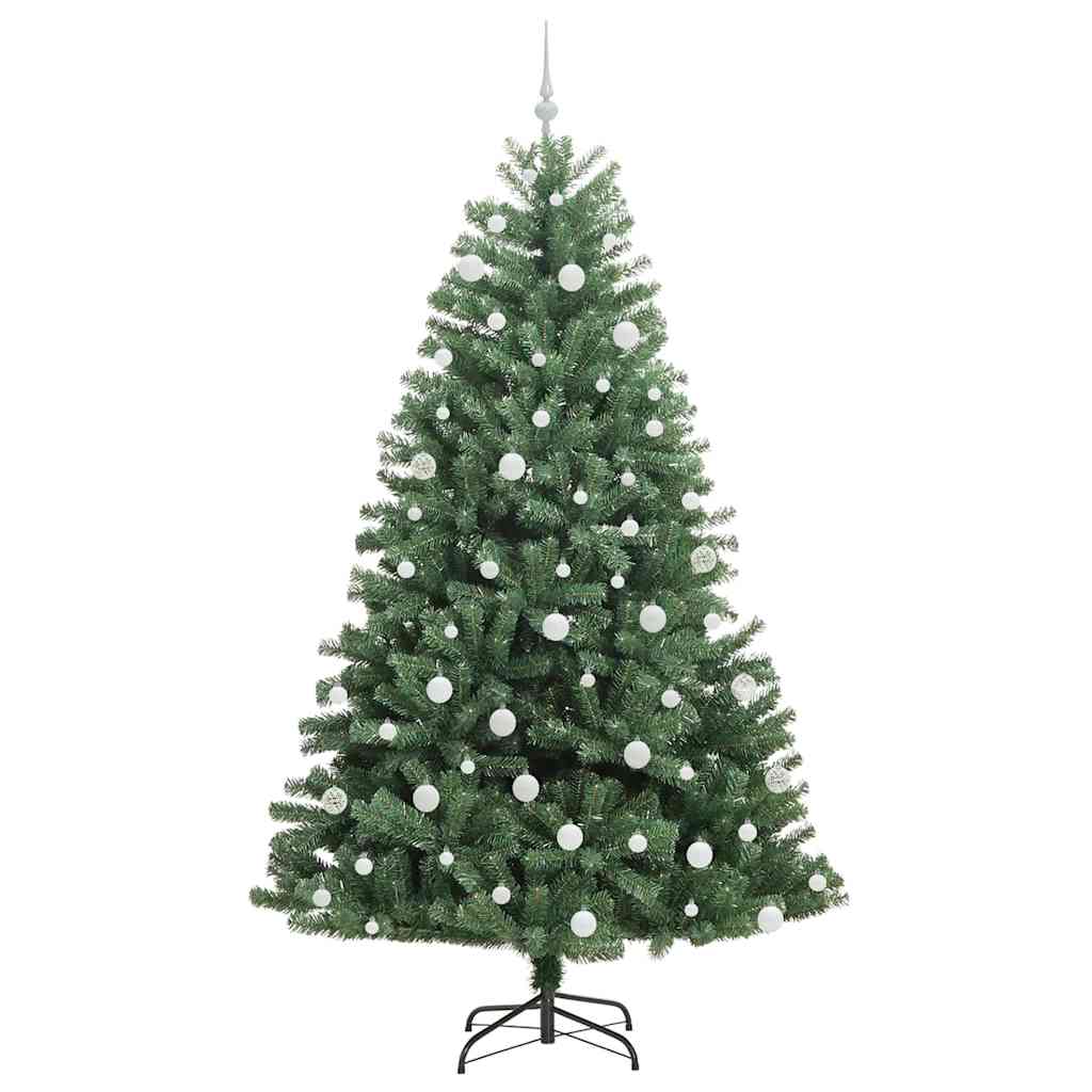 HKH Árvore de Natal Articulada Artificial Verde em Metal e PVC