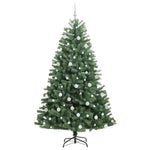 HKH Árvore de Natal Articulada Artificial Verde em Metal e PVC