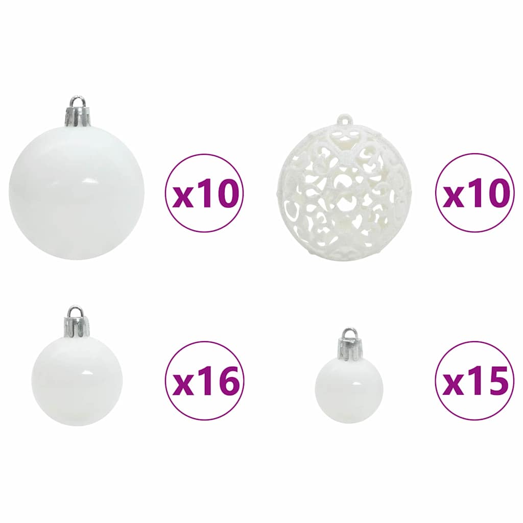 HKH Árvore de Natal Articulada Artificial Verde em Metal e PVC