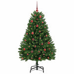 HKH Árvore de Natal Artificial Verde em Metal e PVC
