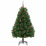 HKH Árvore de Natal Artificial Verde em Metal e PVC