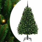 HKH Árvore de Natal Artificial Verde em Metal e PVC