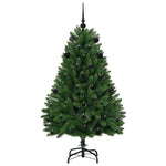 HKH Árvore de Natal Artificial Verde em Metal e PVC