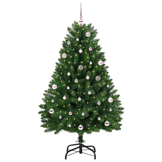 HKH Árvore de Natal Artificial Verde em Metal e PVC