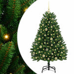 HKH Árvore de Natal Artificial Verde em Metal e PVC