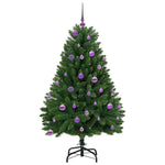 HKH Árvore de Natal Artificial Verde em Metal e PVC