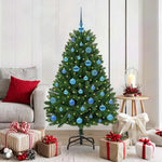 HKH Árvore de Natal Artificial Verde em Metal e PVC
