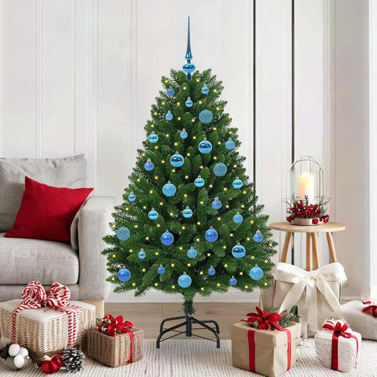 HKH Árvore de Natal Artificial Verde em Metal e PVC