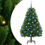 HKH Árvore de Natal Artificial Verde em Metal e PVC
