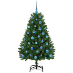 HKH Árvore de Natal Artificial Verde em Metal e PVC