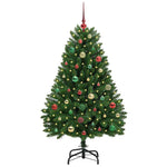 HKH Árvore de Natal Artificial Verde em Metal e PVC