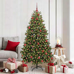 HKH Árvore de Natal Artificial Verde em Metal e PVC
