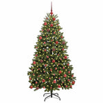 HKH Árvore de Natal Artificial Verde em Metal e PVC