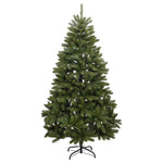 HKH Árvore de Natal Artificial Verde em Metal e PVC