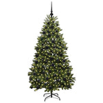 HKH Árvore de Natal Artificial Verde em Metal e PVC