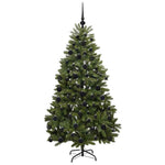 HKH Árvore de Natal Artificial Verde em Metal e PVC