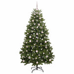 HKH Árvore de Natal Artificial Verde em Metal e PVC