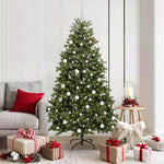 HKH Árvore de Natal Artificial Verde em Metal e PVC