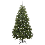 HKH Árvore de Natal Artificial Verde em Metal e PVC