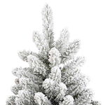 HKH Árvore de Natal Artificial Verde e Branco em Metal e PVC
