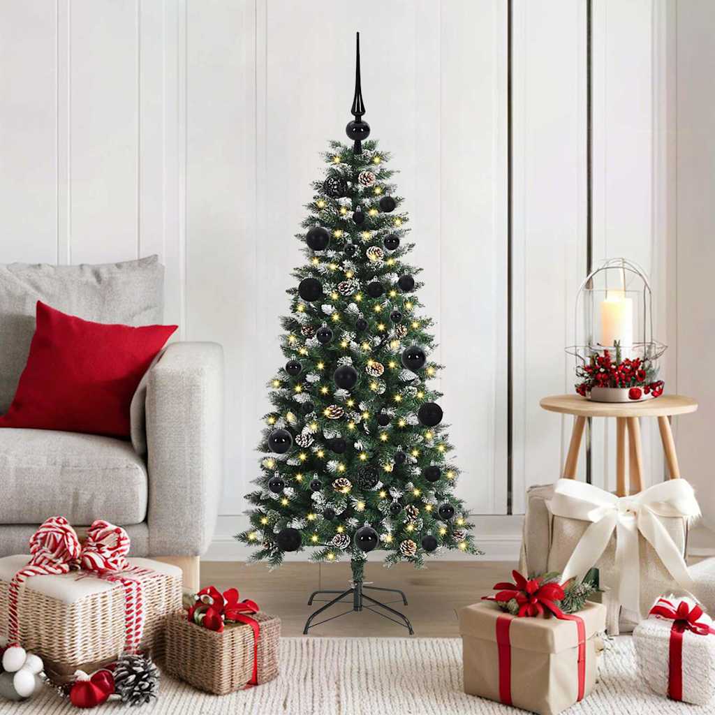 HKH Árbol de Navidad Artificial con 150 Leds - Verde