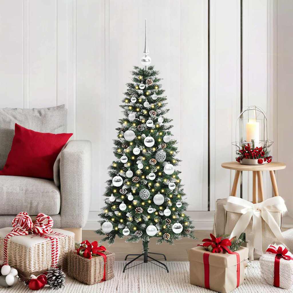 HKH Árbol de Navidad Artificial con 150 Leds - Verde