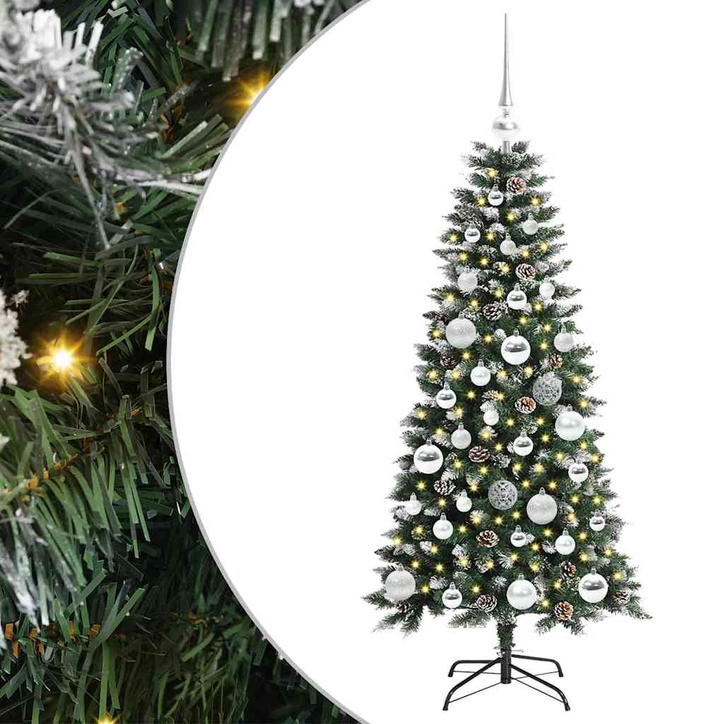 HKH Árbol de Navidad Artificial con 150 Leds - Verde