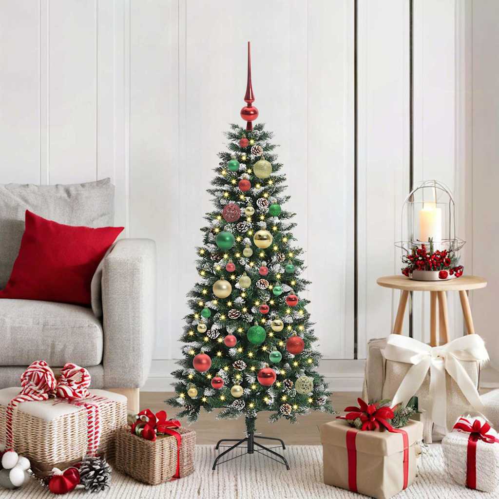HKH Árbol de Navidad Artificial con 150 Leds - Verde