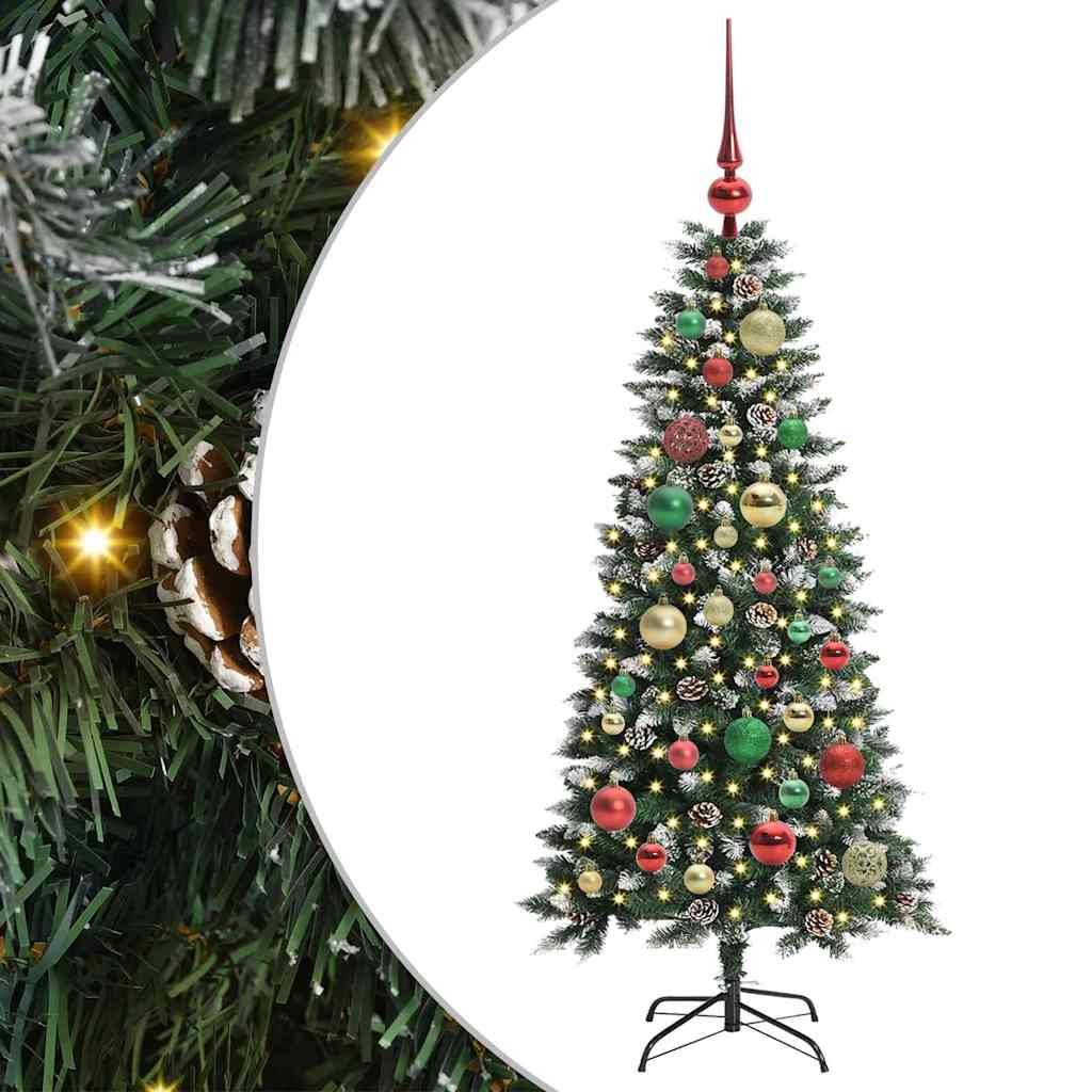 HKH Árbol de Navidad Artificial con 150 Leds - Verde