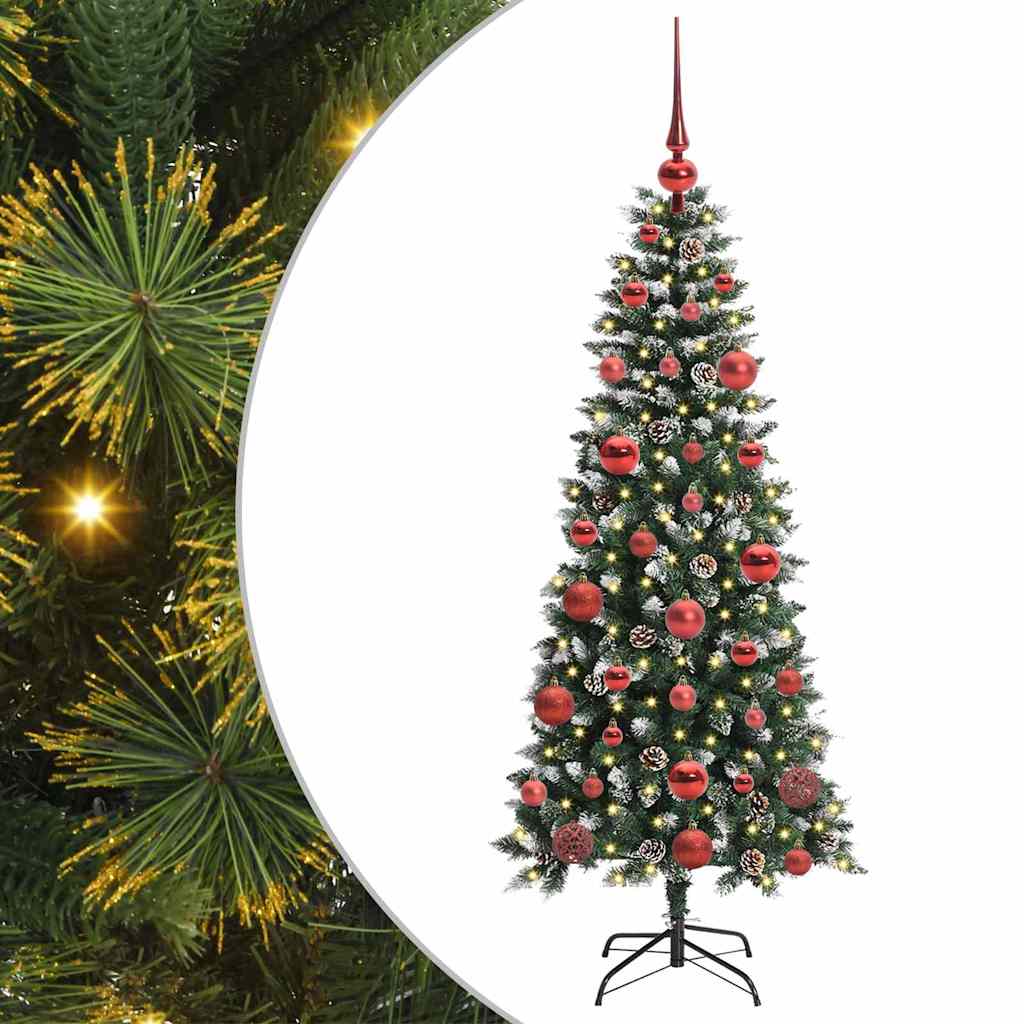 HKH Árbol de Navidad Artificial con 150 Leds - Verde