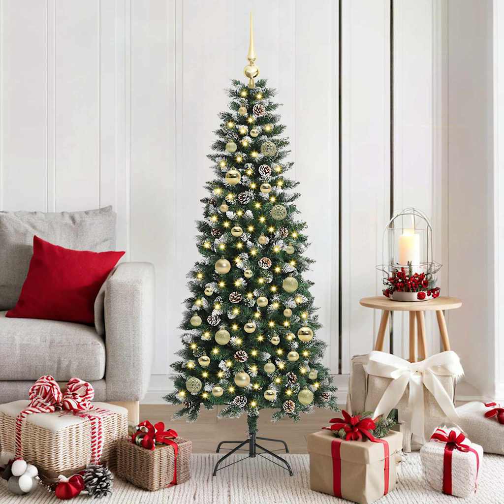 HKH Árbol de Navidad Artificial con 150 Leds - Verde