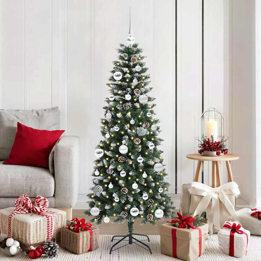 HKH Árbol de Navidad Artificial con 150 Leds - Verde