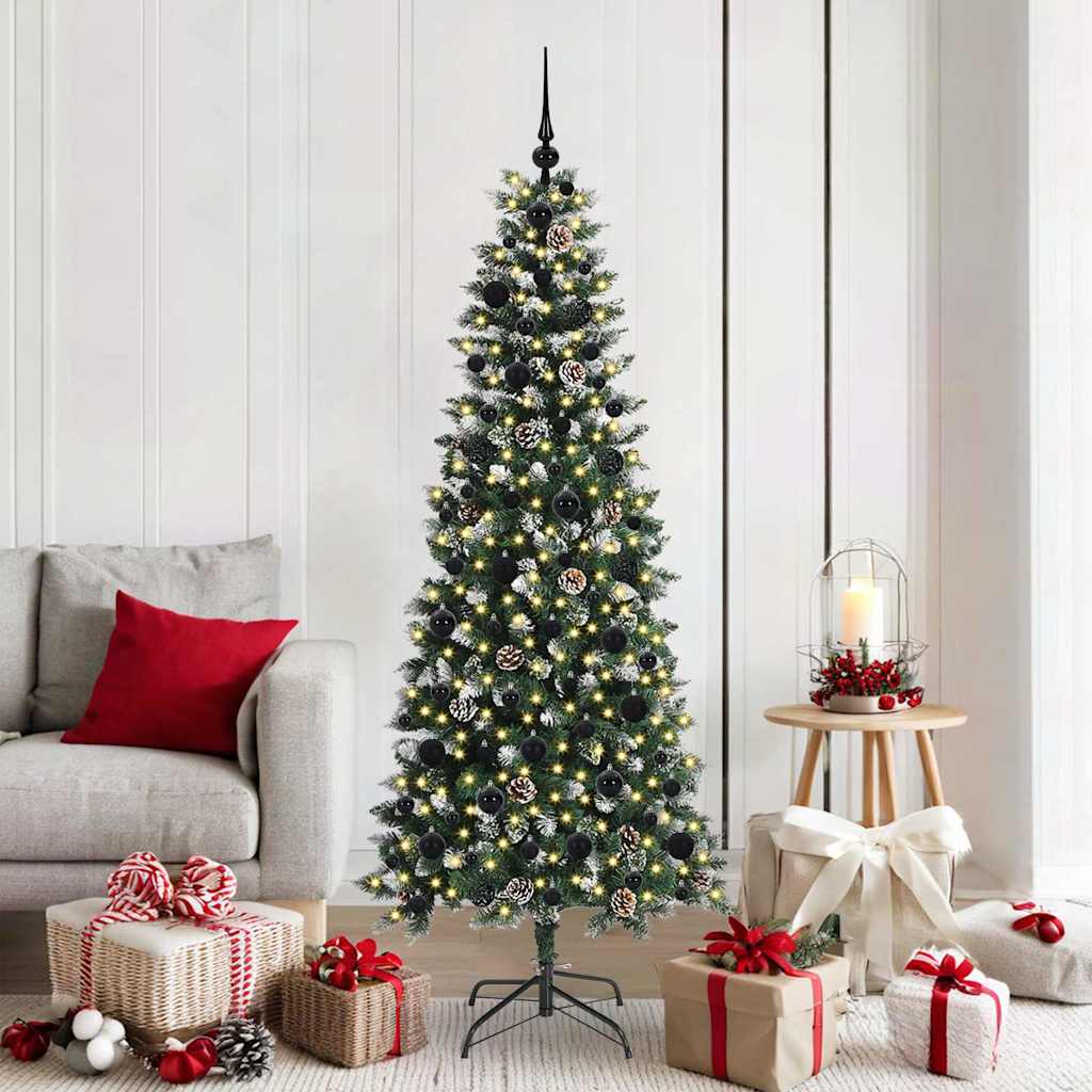 HKH Árbol de Navidad Artificial con 300 Leds - Verde