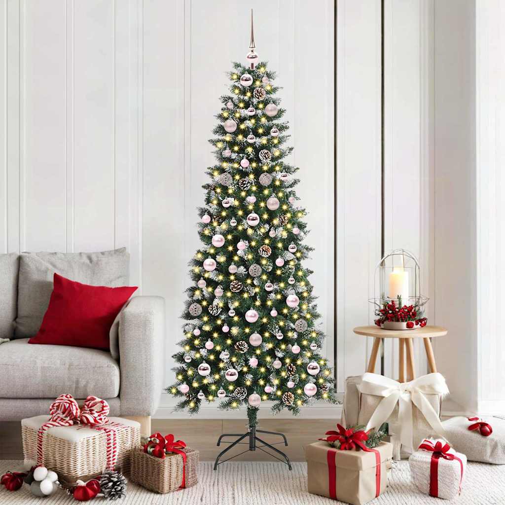 HKH Árbol de Navidad Artificial con 300 Leds - Verde